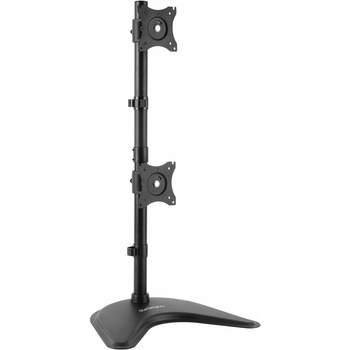 Startech.com Heavy Duty Vertical Dual Monitor Stand, Monitors up to 27&quot;, 32.2&quot; Height x 17.1&quot; Width x 12.4&quot;, Black