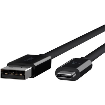 Belkin USB Data Transfer Cable, 3 ft USB Data Transfer Cable for Notebook, 10 Gbit/s, Black