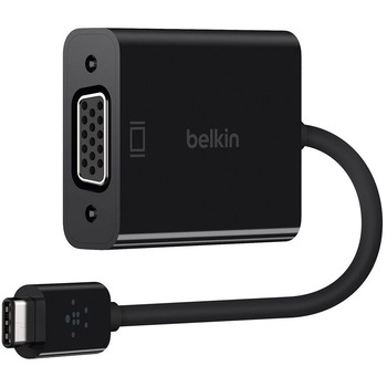 Belkin USB-C to VGA Adapter, USB Type C, 1 x VGA