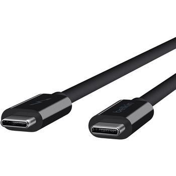 Belkin USB Data Transfer Cable, 3.28 ft Cable for Notebook, Male, 20 Gbit/s, Black