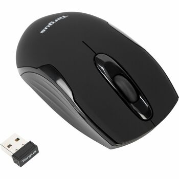 Targus Wireless Mouse, Optical, USB, Black