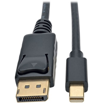 Tripp Lite by Eaton Mini DisplayPort to DisplayPort 1.2 Adapter Cable 4K @ 60Hz, 10ft