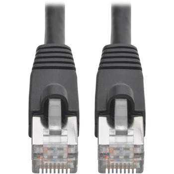 Tripp Lite by Eaton Cat6a 10G-Certified Snagless Shielded STP Ethernet Cable (RJ45 M/M), PoE, 3 ft. (0.91 m), Black