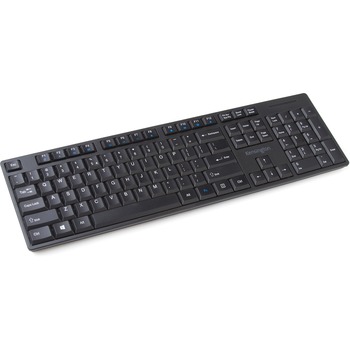 Kensington Pro Fit Low-Profile Wireless Keyboard, Wireless Connectivity, Black