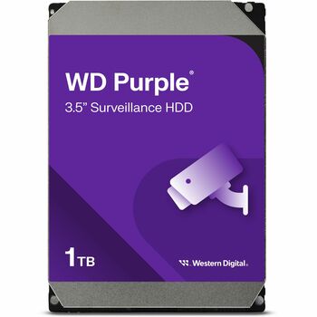 Western Digital Purple 1TB Surveillance Hard Drive - 5400rpm - 64 MB Buffer - 3 Year Warranty