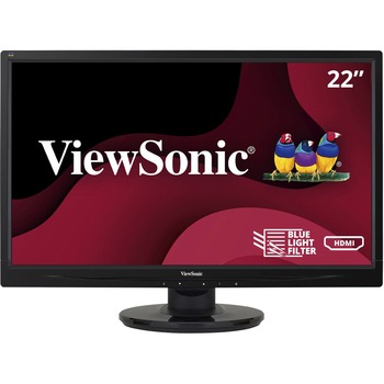 ViewSonic Value VA2246MH-LED Full HD LED LCD Monitor, 22&quot;, 1920 x 1080, 16.7 Million Colors, HDMI/VGA