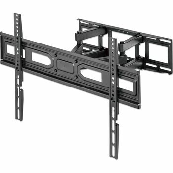 Manhattan Universal Basic LCD Full-Motion Wall Mount, Holds One 37&quot; to 70&quot; Flat-Panel or Curved TV up to 88 lbs, Black