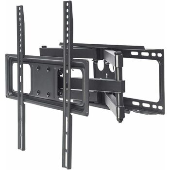 Manhattan Universal Basic LCD Full-Motion Wall Mount - Holds One 32&quot; to 55&quot; Flat-Panel or Curved TV up to 88 lbs. - Black