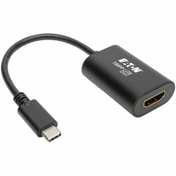 Tripp Lite by Eaton USB-C to HDMI 4K 60Hz Adapter, HDCP 2.2, Black