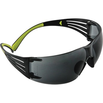 3M SecureFit Protective Eyewear, Ultraviolet Protection, Polycarbonate Lens, Gray