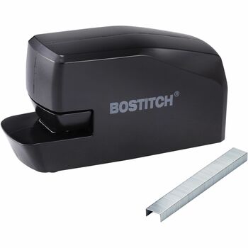 Bostitch 20-sheet Electric Stapler, 20 Sheets Capacity, 105 Staple Capacity, Half Strip, 4 x AA Batteries, Black