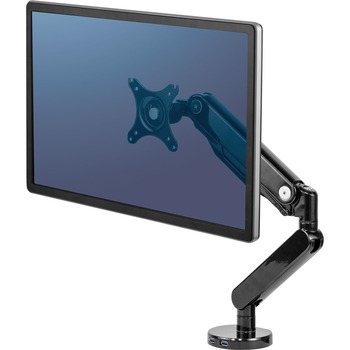 Fellowes Platinum Series Single Monitor Arm, 1 Display(s) Supported, 30 in Screen Support, 20 lb Capacity