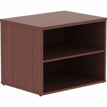 Lorell Relevance Series Office Storage Cabinet Credenza, 29.5&quot; x 22&quot; x 23.1&quot;, Laminate, Mahogany
