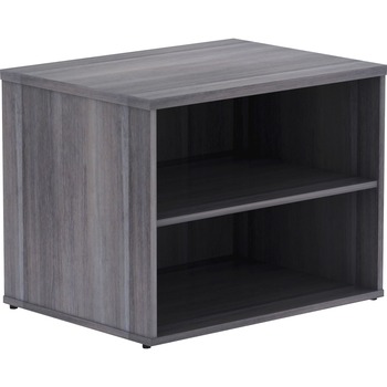 Lorell Relevance Series Office Storage Cabinet Credenza, 29.5&quot; x 22&quot; x 23.1&quot;, Laminate, Charcoal