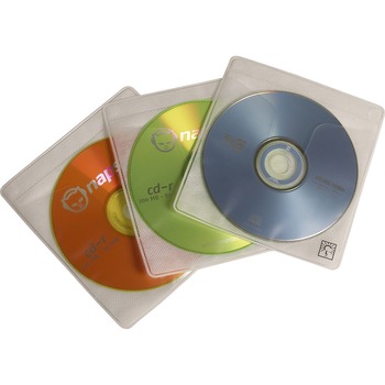 Case Logic Double Sided CD ProSleeve, 120 Disc Capacity, White