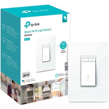 TP-Link Kasa Smart Wi-Fi Light Switch, Tap Switch, Alexa Supported, White