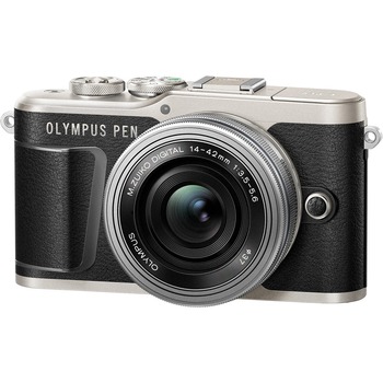 Olympus PEN E-PL9 16.1 Megapixel Mirrorless Camera with Lens, Black