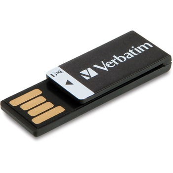 Verbatim Clip-it USB Drive 16GB Black, 16 GB, USB 2.0, Black