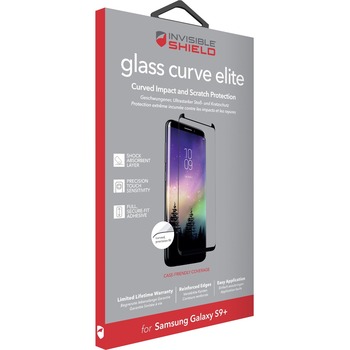 ZAGG invisibleSHIELD Glass Curve Elite Screen Protector Black - For LCD Smartphone