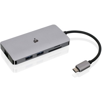 Iogear USB-C Travel Dock with Power Delivery 3.0, for Notebook/Tablet PC
