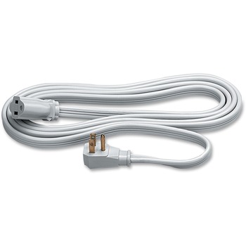 Fellowes Heavy Duty Indoor Extension Cord, 125 V AC15 A, Gray, 9 ft Cord Length