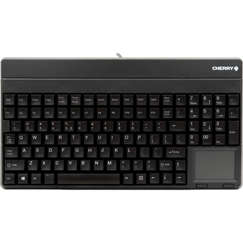 Cherry Keyboard - Cable Connectivity - USB 2.0 Interface - English (US) - TouchPad - Black