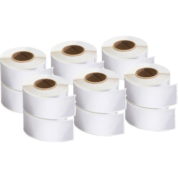 DYMO LabelWriter 3-1/2&quot;W Labels, 1 1/8&quot; Height x 3 1/2&quot; Width, Rectangle, White, 350/PK