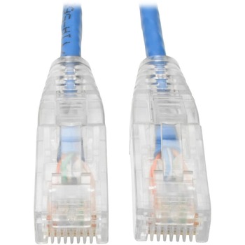 Tripp Lite by Eaton Cat6 Gigabit Snagless Slim UTP Ethernet Cable (RJ45 M/M), 10 ft. (3.05 m), Blue