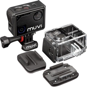 Veho Muvi Digital Camcorder, 1.8&quot;, Touchscreen LCD, 4K, Black