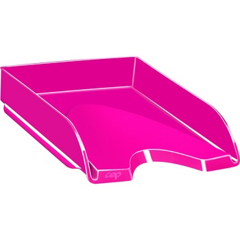 CEP Letter Tray, 2 3/5&quot; x 10 1/8&quot; x 13 7/10&quot;, Pretty Pink