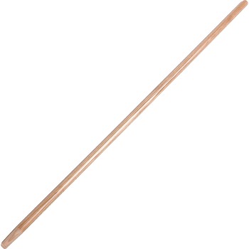 Ettore Floor Squeegee Wooden Handle, 54&quot; Length, 1&quot; Diameter, Natural, Wood