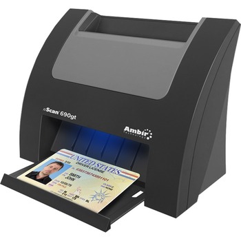 Ambir Technology, Inc nScan Duplex ID Card Scanner w/AmbirScan for athenahealth - Duplex Scanning