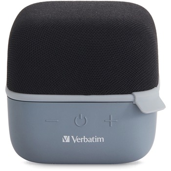 Verbatim Bluetooth Speaker System - Black - 100 Hz to 20 kHz - TrueWireless Stereo - Battery Rechargeable