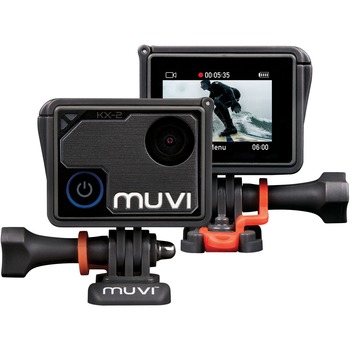 Veho Muvi Digital Camcorder w/ Surface Mount, Touchscreen LCD