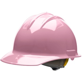 Bullard Classic C30 Safety Cap, High-Density Polyethylene, Light Pink
