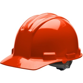 Bullard Standard S51 Safety Cap, Polyethylene, Hi-Viz Orange