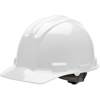 Bullard Standard S51 Safety Cap, High-Density Polyethylene, White