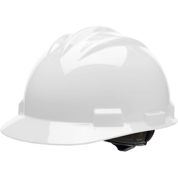 Bullard Standard S61 Safety Cap, Adjustable Ratchet, Polyethylene Shell, White