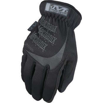Mechanix Wear FastFit Work Gloves, Nylon/Synthetic Leather/Spandex/Foam, Black, Medium