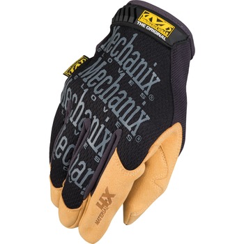 Mechanix Wear Original Work Gloves, Synthetic Leather/Thermoplastic Rubber, Black/Yellow, Large
