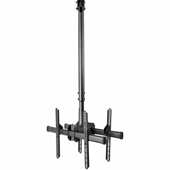 Startech.com Ceiling Dual Screen Mount, Back-to-Back, For 32&quot; to 75&quot; Displays, 3.5&#39; to 5&#39; Pole, Full Motion, Steel
