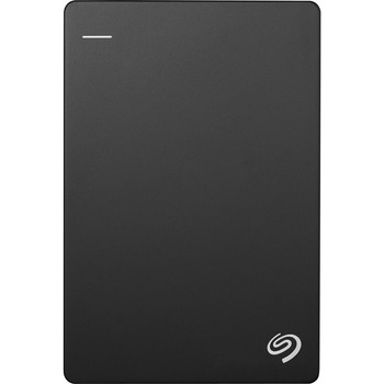Seagate Backup Plus Slim STHN1000400 1 TB Portable Hard Drive - External - Black - USB 3.0 - 3 Year Warranty