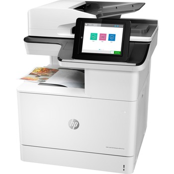 HP LaserJet Enterprise M776dn Multifunction Printer, Copy/Fax/Print/Scan, White