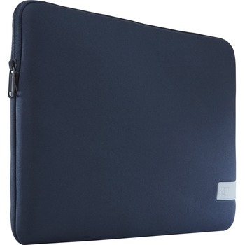 Case Logic Reflect REFPC-116 Sleeve for 15.6&quot; Notebook, Polyester Body, Plush Interior Material, 11.8&quot; H x 1.2&quot; W x 16.3&quot; D, Dark Blue
