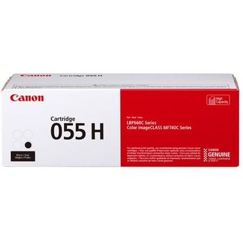 Canon 055 Toner Cartridge - Black - Laser - High Yield - 7600 Pages - 1 Pack
