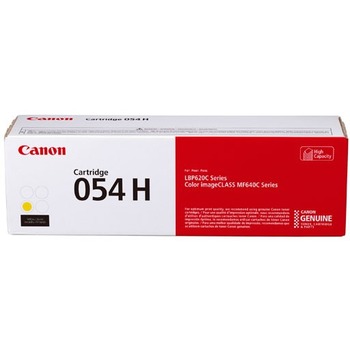 Canon&#174; 054H Toner Cartridge - Yellow - Laser - High Yield - 2300 Pages