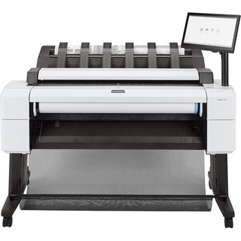 HP DesignJet T2600 PostScript Multifunction Printer, 36&quot;, Copy/Print/Scan, Black/White