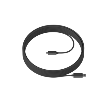 Logitech Strong USB-A to USB-C Cable, 32.81 ft., Black