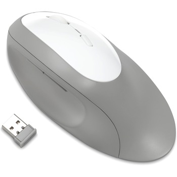 Kensington Pro Fit&#174; Ergo Wireless Mouse, 5 Button(s), Gray