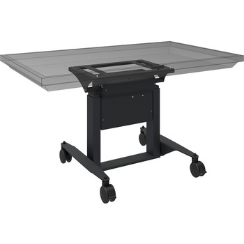 ViewSonic E-Box Display Cart, Up to 86&quot;, Adjustable, Black